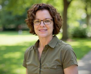 Pauline Gaston at clinic at borde hill